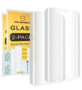 Mr.Shield Samsung S6 Edge Vidrio Templado Cobertura Completa (Paquete de 2) - Nuevo - Imagen 1 de 3