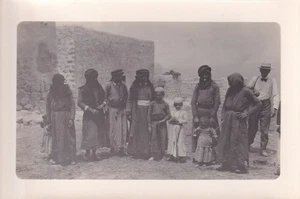 Rare 4x6 1920s Photo Holy Land Portrait of Local Bedouin Palestine Jordan Gaza - Picture 1 of 5