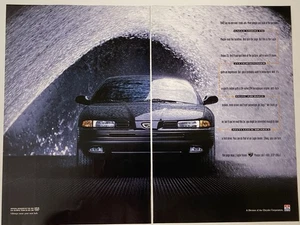 1995 Eagle Vision TSi Two Page Print Ad Jeep Wave Of Water - Picture 1 of 3