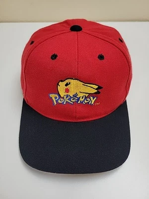 Sombrero Pokémon De Colección Años 90 Y2K Pikachu Niños Snapback Gorra Roja Años 90 Raro 🔥  Foto 1 de 4