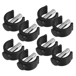 8 Pcs Toilet Chair Replacement Raised Seat Locking Pin Clips - Zdjęcie 1 z 12