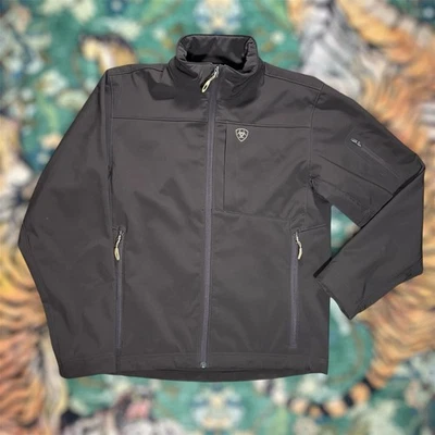 Ariat Vernon 2.0 Softshell Jacket Full Zip Coat Brown Mens Small Outdoor $140 - Image 1 of 4