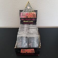 Illuminati New World Order Card Game Box of 27 Sealed Blank Card Packs Booster