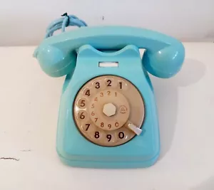 Telefono a Disco S62 Celeste disco Numeri Ramati Anni 70 - Foto 1 di 13
