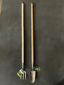 SPEAR AND JACKSON KEW TRUELLE DE JARDIN ET FOURCHE MANCHE LONG 40" ACIER INOXYDABLE - Photo 1/1