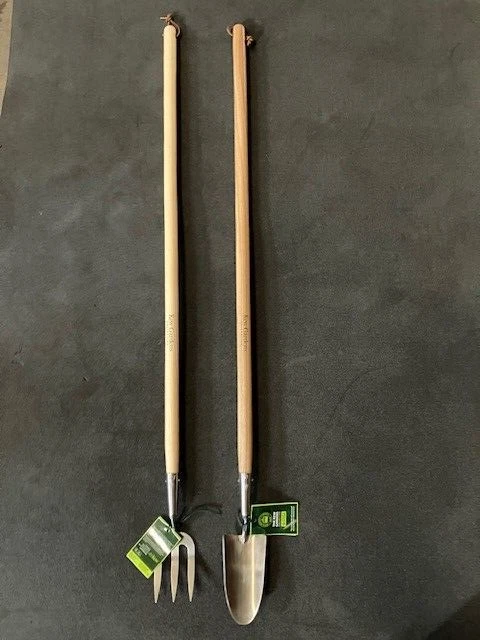 SPEAR AND JACKSON KEW GARTENKELLE UND GABEL LANGER GRIFF 40" EDELSTAHL - Bild 1 von 1