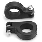 • Black 38mm 1.5in Foot Rest Footpeg Mounting P Clamp Motorcycle Accessory For