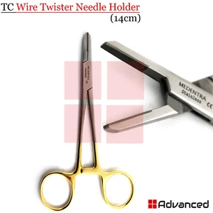 Soporte de aguja TC Sternal Wire Twister 14 cm soporte de alambre de ortodoncia y Twister  - Imagen 1 de 1