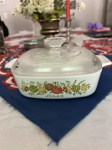 Corning ware Spice Of Life A-8-B L'Echalote 1.4 Liter Casserole & Lid A9C - Picture 1 of 3
