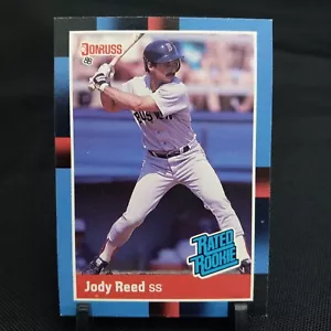 1988 Jody Reed Donruss Rated Rookie #41 Boston Baseball Card (1A478) - Foto 1 di 3