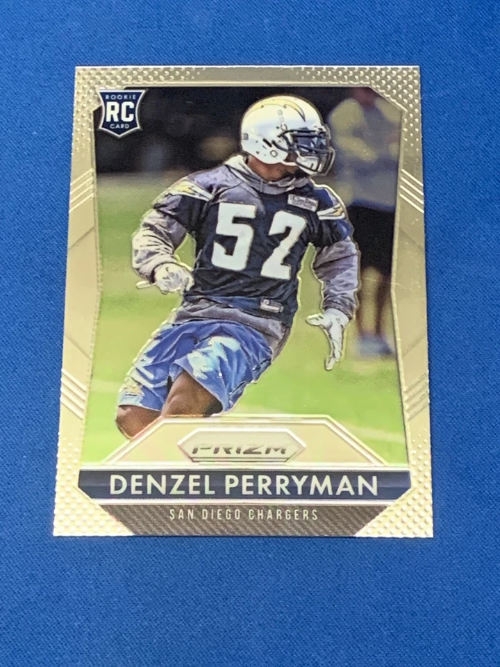 2015 Panni Prizm Football Silver Prizm Rookie Parallel Card of Denzel Perryman!! - Image 1 of 1