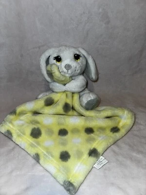 Little Beginnings Lovey 7” Puppy Dog Attached 10” Security Blanket Plush White - Image 1 of 3