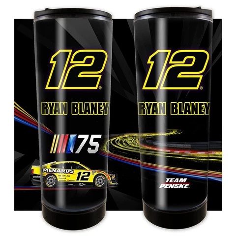 Ryan Blaney 2023 Plastic 14oz Tumbler Travel Mug Cover