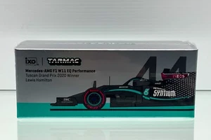 TARMAC 1/64 Mercedes-AMG F1 W11 Lewis Hamilton 2020 Tuscan Grand Prix Winner - Picture 1 of 4