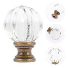 Lamp Finials for Lamp Shade - Replacement Light Fixture Screw Cap Glass