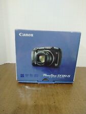 Canon Powershot SX120 IS Digital Camera BOX With Paperwork NO CAMERA!