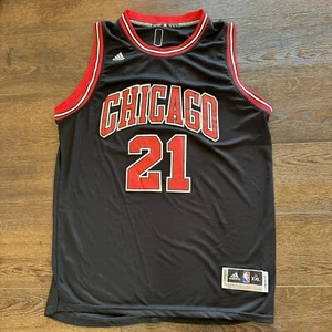 Adidas NBA Swingman Black Chicago Bulls Jimmy Butler Basketball Jersey Sz 2XL +2 - Picture 1 of 9