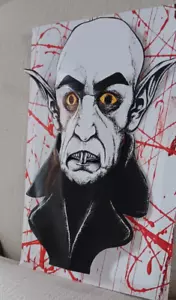 Angry Bob Original 3D Art / Dracula /Fantasy Horror Cover size 11x17 #605 - Picture 1 of 5