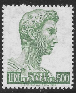 1957-1963 Italia SASS#810/I. Perf: 13 1/4 NUOVO DI ZECCA OG In perfette condizioni San Giorgio di Donatello - Foto 1 di 1