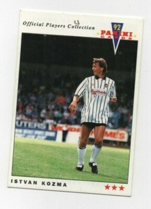 Panini 92 cards Official Players Collection 92 Istvan Kozma Dunfermline Athletic