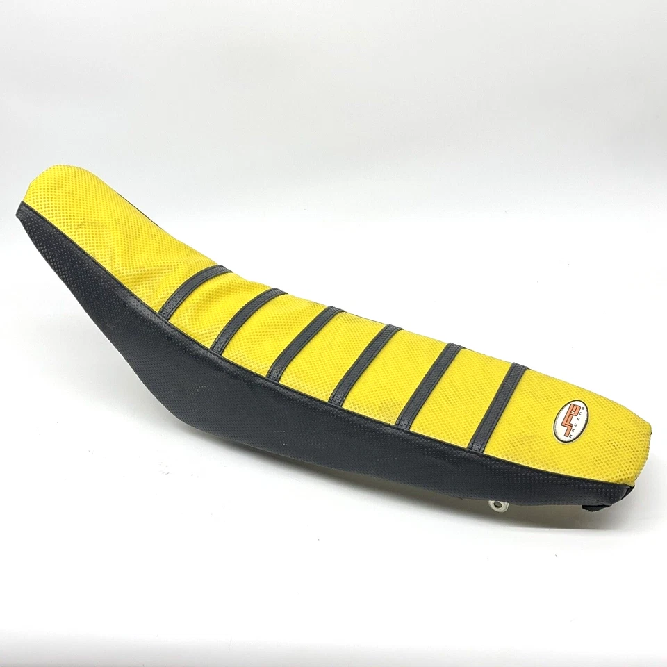 Suzuki DRZ400S DRZ 400 2013 asiento del conductor delantero sillín agarre asiento amarillo Foto 1 de 4