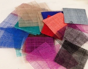 HATS2GO COLOUR SAMPLE OF SINAMAY TO MATCH TO YOUR OUTFIT. WEDDING ASCOT - Picture 1 of 1