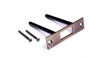 Home Security Door Reinforcement | Two Post Strike Plate | Secure Door Defense - Picture 1 of 12