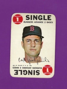 1968 Topps Game baseball card #3 Carl Yastrzemski Boston Red Sox EXMT - Picture 1 of 2