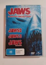 JAWS 2, 3 & 4 The Revenge Movie Collection DVD Region 4 VGC Thriller Free Post