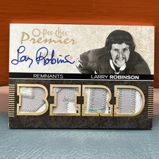 2007-08 O-Pee-Chee Premier Larry Robinson Auto And Quad Patches #’d 5