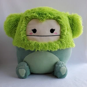 Peluche Yeti Squishmallow BREN the BIGFOOT verde 16" giorno di San Patrizio regalo FORTUNATO - Foto 1 di 7