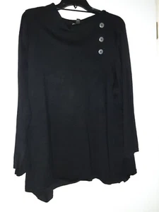 Investments Women's Plus Size 3X Black Sweater - Picture 1 of 2