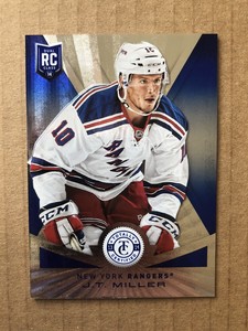 2013-14 PANINI TOTALLY CERTIFIED JT MILLER ROOKIE PLATINUM BLUE 32/50