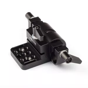 360° Swivel 15mm Rod Clamp Mount Adapter fr Camera Gimbal Power Supply Battery - Picture 1 of 9