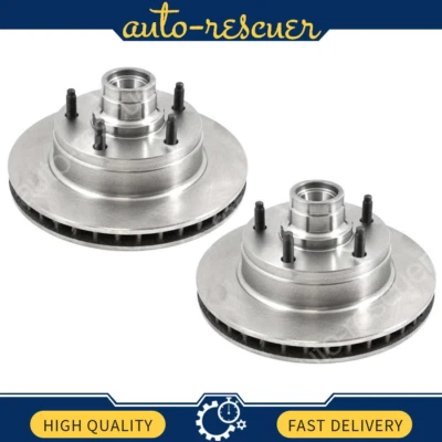 Conjunto de rotor y buje de freno de disco delantero DuraGo 2x para Ford F-100 1973 hasta 1983 Foto 1 de 3