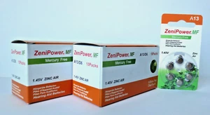 120 x Zenipower Size 13 Hearing Aid Batteries BLACK FRIDAY Hearing aid Batteries - Picture 1 of 5