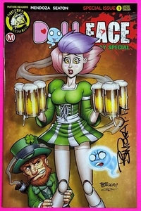 DOLLFACE #1 (ACTION LAB 2017) ST PATRICK'S DAY SPECIAL | COVER E SIGNED MCKAY - Picture 1 of 11