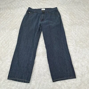 DKNY 32x30 Men's Striped Jeans Wide Leg Grunge Preppy Punk Conductor - Picture 1 of 12