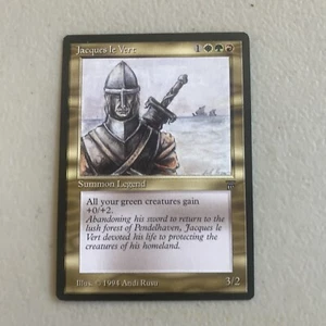 Magic The Gathering MTG Legends Rare Jacques Le Vert - Picture 1 of 5