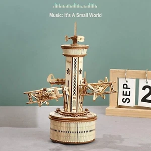 Rokr 3D Madera Modelismo Construcción Música Movimiento Puzzle Hágalo Usted Mismo Adulto Niños Regalo - Imagen 1 de 16