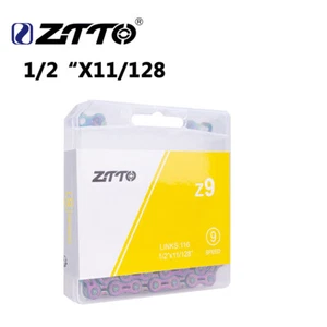 ZTTO Z9 Half Hollow Colorful 116L Hyperglide Bicycle 9 Speed Quick Release Link - Picture 1 of 1