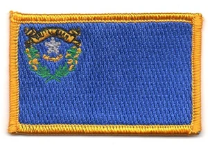NEVADA AMERIKANISCHE USA FLAGGE PATCHES PATCH BADGE BÜGELBILD NEU BESTICKT - Bild 1 von 1