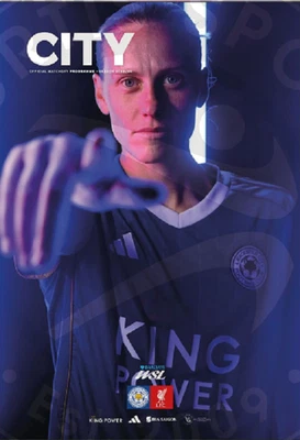 Leicester Women V Liverpool Women  WSL 14/09/25 Official Match Program - Image 1 of 2