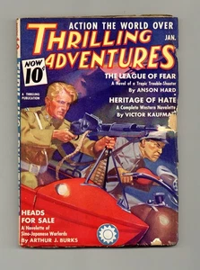 Thrilling Adventures Pulp Jan 1938 Vol. 24 #2 FN - Picture 1 of 3
