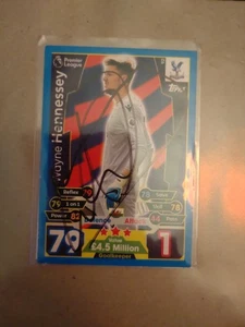 Wayne Hennessey Autogramm Crystal Palace original signierte Topps Trading Card - Bild 1 von 1