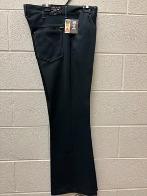 Pantalones Farah De Colección Años 70 Pierna Acampanada 33x31 Western Disco Nuevo de Lote Antiguo Poliéster Campana Bottoms Foto 1 de 4