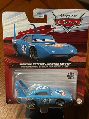 迪士尼皮克斯汽车条天气 AKA The King #43 Dinoco 金属美泰压铸 — 第 1/3 张图片
