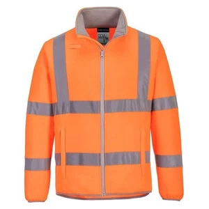 Portwest Eco Hi-Vis Polar Fleece Jacket EC70 - Picture 1 of 5