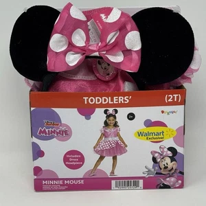 Verkleidung Disney Junior Minnie Mouse Halloween Kostüm Kleinkind Größe 2T NEU - Bild 1 von 8