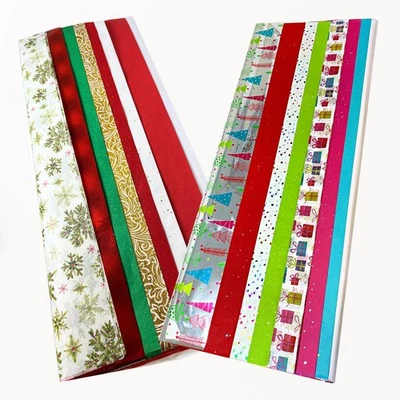 SIN PLIEGUE **K-Kraft **2 PERNOS** 320 Hojas 24x20" PAPEL DE SEDA PREMIUM NAVIDAD Foto 1 de 4